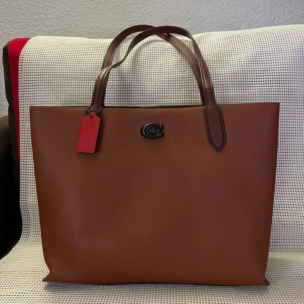 COACH - Willow Colorblock Leather Tote - NWOT